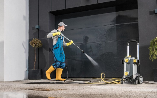 Happy Homeowner After Full Pressure Wash Service
